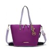 MKF Collection Layla Solid Tote Bag Convertible Backpack by Mia k - 2 of 4