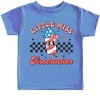 The Juniper Shop Little Miss Firecracker Checkered Toddler Short Sleeve Tee - 3 of 4