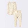 Toddler Girls' 2pc Long Sleeve Smooth Jersey Snug Fit Pajama Set - Cloud Island™ - 2 of 4