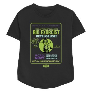 Women's Beetlejuice Beetlejuice The Afterlife's Leading Bio Exorcist T-Shirt - 1 of 3