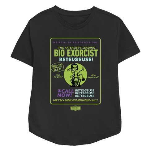 Officially Licensed Bio-Exorcist Hoodie Men's Beetlejuice Carousel