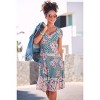 Women's Patterned V-Neck Dress - LASCANA - 4 of 4