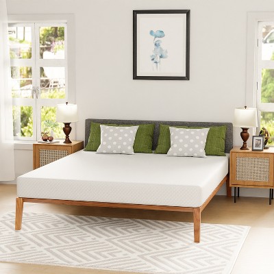King White Gel Memory Foam Eurotop Mattress