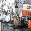Moda Furnishings Battery-Operated Lighted Haunted House Tabletop Halloween Decoration Indoor Spooky Decor - 2 of 4