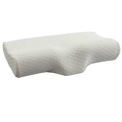 Cervical Contour Memory Foam Pillow: Neck Support Chiropractic Pillow,Ergonomic