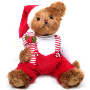Bearington Christopher Cane Christmas Teddy Bear, 14 Inch Teddy Bear Stuffed Animal, Holiday Bear Gift for Toddlers, Kids & Teens - 1 of 4