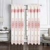 RT Designer Collection Betsy Macrame Rod Pocket Curtain Panel 52" x 84" Blush - 2 of 4