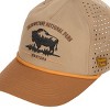 Yellowstone National Park 5-Panel Brown and Tan Unstructured Hat - 3 of 4