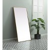 Elegant Lighting Metal Frame Rectangle Full Length Mirror 30x60 Inch in Brass - 3 of 4