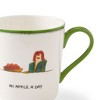 Kit Kemp by Spode 12oz Doodle Mug, An Apple A Day- Unique Doodle Pattern, Fine China, Dishwasher Safe, For Coffee and Tea, Ideal Celebration Gift - 4 of 4