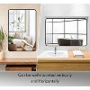 Serio Thin Frame Mirror,Rounded Corner Rectangular Decorative Mirrors,Bathroom Vanity Mirrors-The Pop Home - 3 of 4