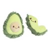 ebba Mini Avocado Rattle & Crinkle Set Precious Produce Adorable Baby Stuffed Animal Green 4" - image 2 of 4