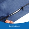 Biloban-Crib Mattress Bag Waterproof Heavy Duty Mattress Moving Bag with Strong Zipper Reusable Crib Mattress Cover for Moving, Navy - 4 of 4