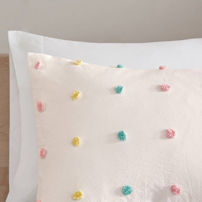 Kelsey Cotton Jacquard Pom Pom Kids' Comforter Set - Urban Habitat, 5 of 12