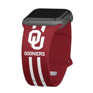 NCAA Oklahoma Sooners Wordmark HD Apple Watch Band - 1 of 4