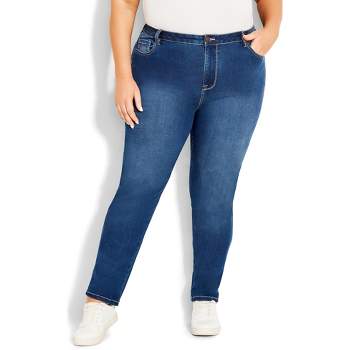 Agnes Orinda Women's Plus Size Fashion Denim Frayed Hem Washed Jeans Capri  Black 2x : Target