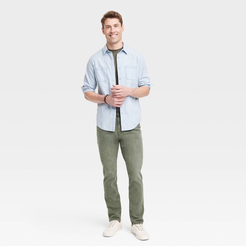 Men's Lightweight Colored Slim Fit Jeans - Goodfellow & Co™, 4 of 5