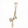 Anna-Kaci Gold Tone Seashell and Starfish Charm Keychain with Nautical Accents - Ivory - 4 of 4