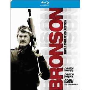 Bronson Triple Threat Collection: Death Wish 2 / Death Wish 3 / Death Wish 4: The Crackdown (Blu-ray) - 1 of 1