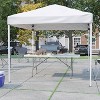 Emma and Oliver Outdoor Event/Tailgate Tent Set with Pop Up Event Canopy and Wheeled Case and Bi-Fold Table with Carrying Handle - 2 of 4