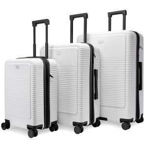 ELLE Luggage Passage 3pc Expandable Retro Spinner Hardside Luggage Set - 1 of 4
