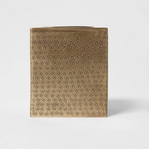 Hammered Metal Tissue Cover Brass - Threshold™ - 1 of 4