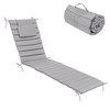 Crestlive Products Outdoor Portable Egg Rolls Chaise Lounge Cushion - 2 of 4