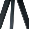 NicBex Round Dining Table Modern Tempered Glass Dining Room Table with Metal Base for Dining Room - 3 of 4