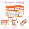 Unique Bargains EVA Zipper Clear Makeup Bags and Organizers 1 Pc - 3 of 4