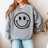 Simply Sage Market S.W.Smiley Smiley Face Outline Sweatshirt - 2 of 4
