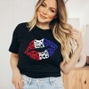 Simply Sage Market Women's Patriotic Lips  Short Sleeve Graphic Tee - 2 of 4