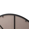 Lyngins Black Circular Wall Mirror, Metal Framed Bathroom Mirror, Modern Bathroom Decor, Fog-Proof Mirrors for Bathroom Sink & Home Spaces - 4 of 4