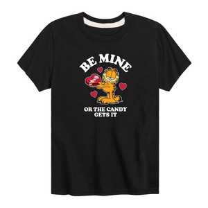 Boys' - Garfield - Valentine's Day Short Sleeve Graphic T-Shirt - 1 of 4