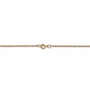 Black Bow Jewelry 0.95mm, 14k Yellow Gold, Cable Rope Chain Necklace - image 4 of 4