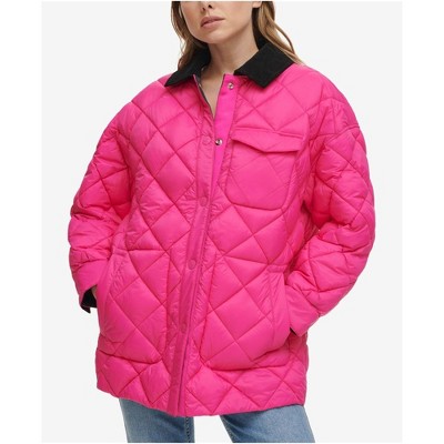 Calvin Klein Womens Reversible Barn Quilted Jacket