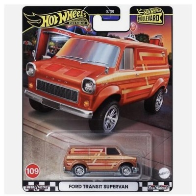 HOT WHEELS FORD TRANSIT SUPERVAN BOULEVARD PREMIUM 2024