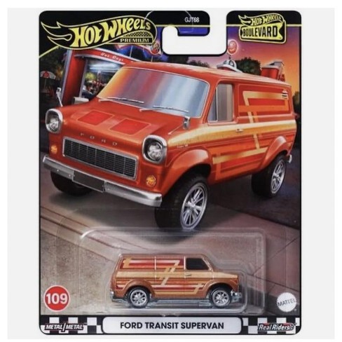 HOT WHEELS FORD TRANSIT SUPERVAN BOULEVARD PREMIUM 2024