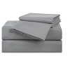 Kate Aurora Hotel Living Ultra Soft Microfiber Hypoallergenic Sheet Sets - Gray, Twin - image 3 of 4