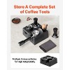 VEVOR Espresso Tamping Station, ABS Material, 7-in-1 Multifunctional Tamping Station with Detachable Slot, Easy to Clean Espresso Knock Box, Black - 3 of 4