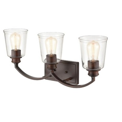 Millennium Lighting Forsyth 3 - Light Vanity in  Rubbed Bronze