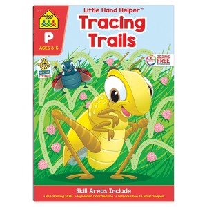 School Zone Tracing Trails Workbook with Stickers - (Paperback) - 1 of 4