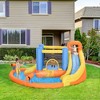 Outsunny Kids Inflatable Water Slide 5-in-1 Bounce House Water Park Jumping Castle with Water Pool, Slide, Climbing Walls, Water Cannons, Air Blower - 2 of 4