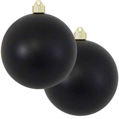 Christmas By Krebs 2ct Soot Black Shatterproof Christmas Ball
