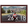 PosterPalooza | Classic Modern Brown Picture Frame - UV Acrylic, Backing Board, Hanging Hardware Included - 3 of 4