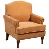 CAVINAS Upholstered Accent Armchair with Nailhead Trim, Solid Wood Frame, High-Density Cushion and Retro Legs for Living Room, Bedroom - 4 of 4