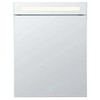 Fine Fixtures Bathroom Medicine Cabinet, Aluminum, Recessed/Surface Mount, Mirrored Interior w/LED - 2 of 4