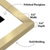 Americanflat 11x14 Picture Frame  - Set of 5 - Use as 8x10 Frame with Mat or 11x14 Frame Without Mat - Gallery Wall Frame Set for Wall Display - Gold - 3 of 4