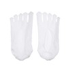 Unique Bargains Invisible Five Fingers Socks Hook Silk Five Toe Socks Mesh Breathable Soft Fashion No Show Socks for Women 3 Pairs - 4 of 4