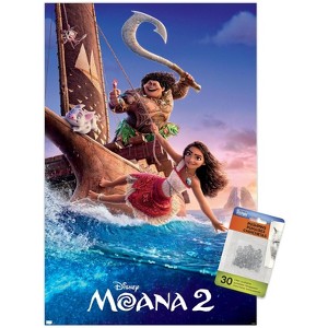 Trends International Disney Moana 2 - One Sheet Unframed Wall Poster Prints - 1 of 4