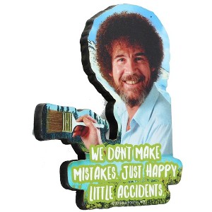 NMR Distribution Bob Ross 3" Funky Chunky Magnet: Happy Little Accidents - 1 of 1